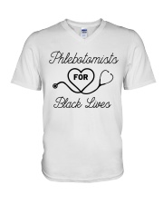 Phlebotomist V-Neck T-Shirt tile