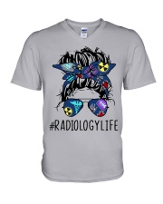 Radiology Life V-Neck T-Shirt tile