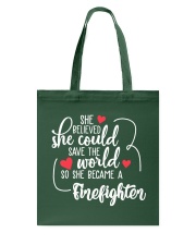 firefighter Tote Bag tile