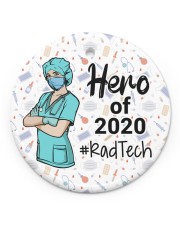 Rad Tech - Radiologic Technologist Circle Ornament (Porcelain) tile