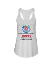 Nurse Ladies Flowy Tank tile