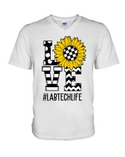Lab Tech - Laboratory Technician V-Neck T-Shirt tile