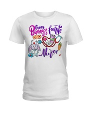 Every Bunny's Favorite Nurse Easter Ladies T-Shirt tile
