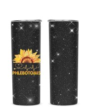 Phlebotomist Glitter Tumbler tile