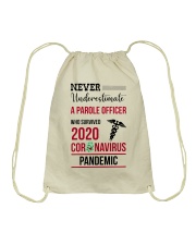 Parole Officer Drawstring Bag tile