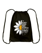 School Nurse Drawstring Bag tile