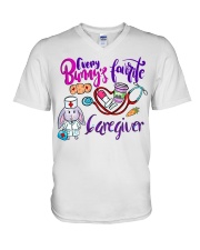 Caregiver V-Neck T-Shirt tile