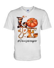 Housekeeper V-Neck T-Shirt tile