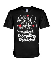 Medical Laboratory Technician V-Neck T-Shirt tile