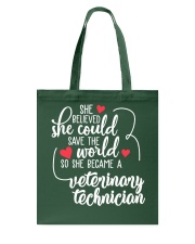 Veterinary Technician Tote Bag tile