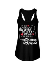 Veterinary Technician Ladies Flowy Tank tile
