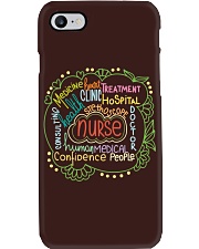 Nurse Typo Phone Case tile