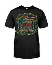 Nurse Typo Classic T-Shirt front