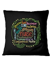 Nurse Typo Square Pillowcase tile
