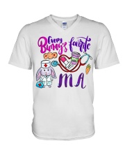 Medical Assistant - MA V-Neck T-Shirt tile