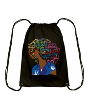 Afro Nurse Drawstring Bag tile