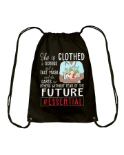 She is Drawstring Bag tile