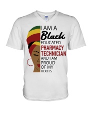 Pharmacy Technician V-Neck T-Shirt tile