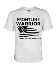 NATIONAL GUARDSMEN V-Neck T-Shirt tile