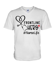 Nurse V-Neck T-Shirt tile