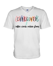 Caregiver V-Neck T-Shirt tile
