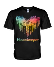 Housekeeper V-Neck T-Shirt tile