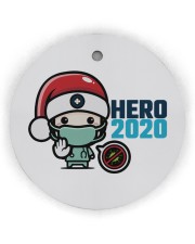 Hero 2020 Circle Ornament (Wood tile