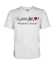 Respiratory Therapist - RT V-Neck T-Shirt tile