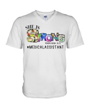 Medical Assistant - MA V-Neck T-Shirt tile