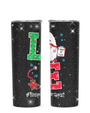 Respiratory Therapist - RT Glitter Tumbler tile
