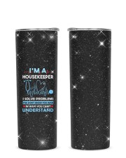 Housekeeper Glitter Tumbler tile