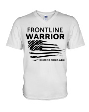 BEHIND THE SCENES NURSE V-Neck T-Shirt tile