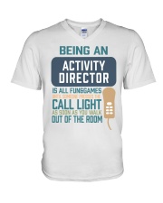 Activity Director V-Neck T-Shirt tile