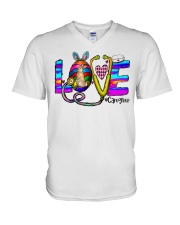 Caregiver V-Neck T-Shirt tile