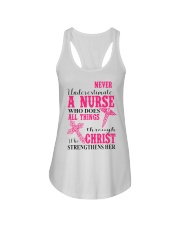 Nurse Ladies Flowy Tank tile