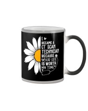 CT Scan Technician Color Changing Mug tile