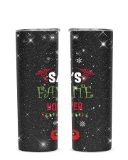 Housekeeper Glitter Tumbler tile