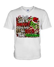 Phlebotomist V-Neck T-Shirt tile