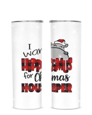 Housekeeper Glitter Tumbler tile