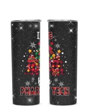 Pharmacy Tech Glitter Tumbler tile