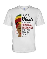Physical Therapist V-Neck T-Shirt tile