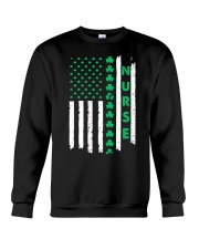 Nurse St. Patrick's Day flag Crewneck Sweatshirt tile