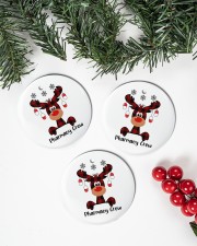 Pharmacy Crew - Christmas Reindeer Circle ornament - 3 pieces (porcelain) aos-cricle-ornament-3-pieces-porcelain-lifestyles-01