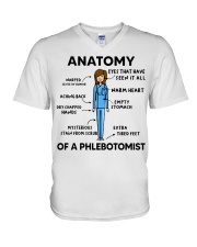 Phlebotomist V-Neck T-Shirt tile