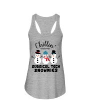 Surgical Tech Christmas Ladies Flowy Tank tile