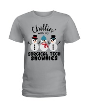 Surgical Tech Christmas Ladies T-Shirt tile