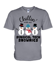 Surgical Tech Christmas V-Neck T-Shirt tile
