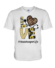 Housekeeper V-Neck T-Shirt tile