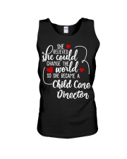 Child Care Director Unisex Tank tile