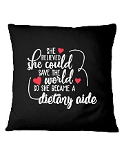 Dietary Aide Square Pillowcase tile